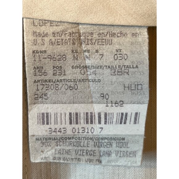 Hugo Boss Mens Olive Green Dress Pants Size 38R - Picture 11 of 11